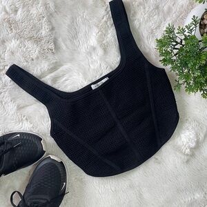 Babaton by Aritzia Women’s Black Contour Corset Top – Size M